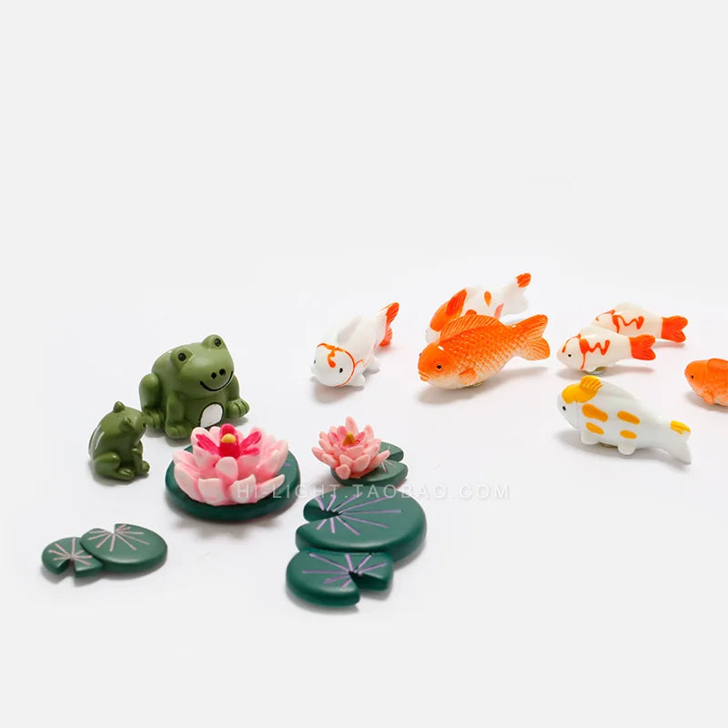 Figurinas Retro Acuáticas 🐚✨ - Set Sirenas & Octopus para Terrarios Vintage