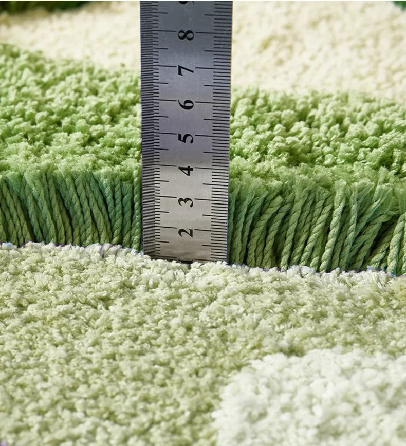 Alfombra Musgo Retro 🌿✨ - Suave y Antideslizante para Baño o Dormitorio